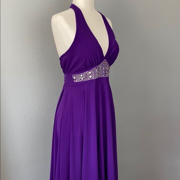 tutu fashion Dresses & Skirts - Tutu fashion purple silver accent halter dress